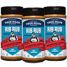 Load image into Gallery viewer, True Made Pitmaster BBQ Rib Rub Jar (Large) - 6 jars x 11.5oz case
