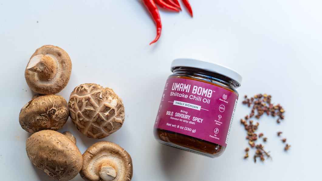 Vuvami Umami Bomb Shiitake Chili Oil Jar - Tingly Sichuan