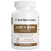 Load image into Gallery viewer, Organic Lions Mane Extract Capsules by Real Mushrooms
