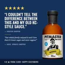Load image into Gallery viewer, True Made Pitmaster Original (Kansas City-Style) BBQ Sauce Bottle - 6 bottles case
