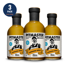 Load image into Gallery viewer, True Made Pitmaster Carolina Gold BBQ Sauce Bottle - 6 bottles case
