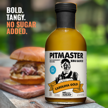 Load image into Gallery viewer, True Made Pitmaster Carolina Gold BBQ Sauce Bottle - 6 bottles case
