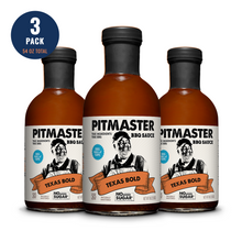 Load image into Gallery viewer, True Made Pitmaster Texas Bold BBQ Sauce Bottle - 6 bottles case
