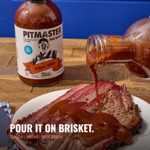 Load image into Gallery viewer, True Made Pitmaster Texas Bold BBQ Sauce Bottle - 6 bottles case
