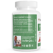 Load image into Gallery viewer, 5 Defenders Organic Mushroom Blend Capsules for Pets by Real Mushrooms
