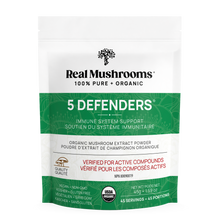 Load image into Gallery viewer, 5 Defenders Organic Mushroom Complex – Bulk Powder by Real Mushrooms
