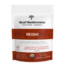 Load image into Gallery viewer, Organic Reishi Mushroom Powder – Bulk Extract by Real Mushrooms
