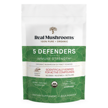 Load image into Gallery viewer, 5 Defenders Organic Mushroom Complex – Bulk Powder by Real Mushrooms
