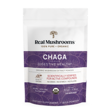 Load image into Gallery viewer, Organic Chaga Extract Powder by Real Mushrooms
