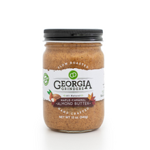 Load image into Gallery viewer, Georgia Grinders Maple Caramel Almond Butter Jar - 12 oz
