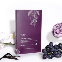 Load image into Gallery viewer, TUSOL Wellness Organic Maqui Berry + Vanilla Superfood Bar (8 Pack)
