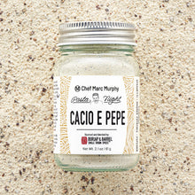 Load image into Gallery viewer, 2.1 oz jar of Cacio e Pepe Seasoning
