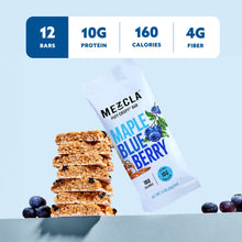 Load image into Gallery viewer, Mezcla Maple Blueberry Bars - 12 bars x 1.4 oz case
