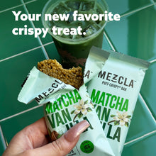 Load image into Gallery viewer, Mezcla Matcha Vanilla Bars - 12 bars x 1.4 oz case
