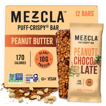 Load image into Gallery viewer, Mezcla Peanut Butter Chocolate Bars - 12 bars x 1.4 oz case
