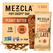 Load image into Gallery viewer, Mezcla Peanut Butter Chocolate Bars - 12 bars x 1.4 oz case
