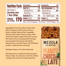 Load image into Gallery viewer, Mezcla Peanut Butter Chocolate Bars - 12 bars x 1.4 oz case
