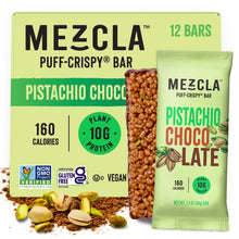 Load image into Gallery viewer, Mezcla Pistachio Chocolate Bars - 12 bars x 1.4 oz case
