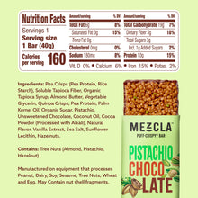 Load image into Gallery viewer, Mezcla Pistachio Chocolate Bars - 12 bars x 1.4 oz case

