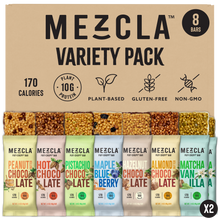 Load image into Gallery viewer, Mezcla Bars Variety Pack Sampler - 8 Bars x 1.4 oz case
