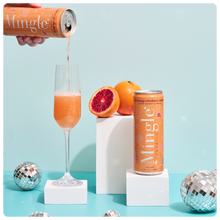 Load image into Gallery viewer, Blood Orange Elderflower Mimosa by Mingle Mocktails - Non Alcoholic Beverages
