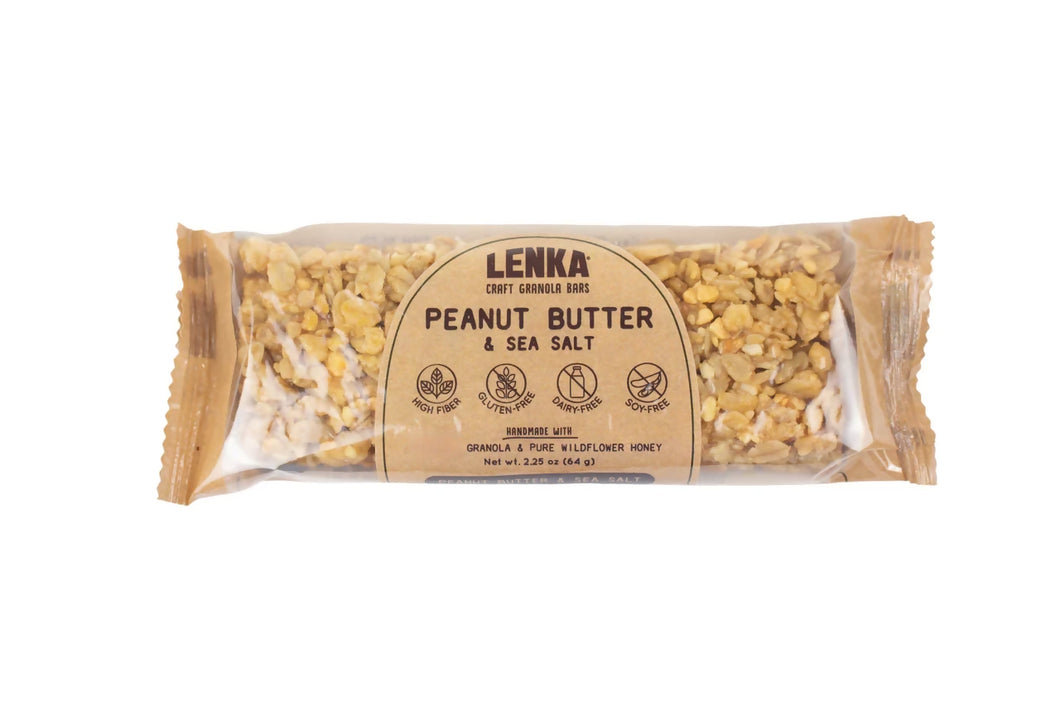 Lenka Bars Peanut Butter With Sea Salt Bar - 96 bars x 2.25oz case