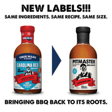 Load image into Gallery viewer, True Made Pitmaster Carolina Red BBQ Sauce Bottle - 6 bottles case
