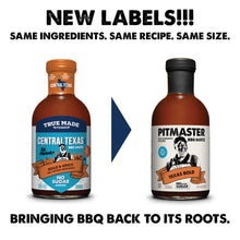 Load image into Gallery viewer, True Made Pitmaster Texas Bold BBQ Sauce Bottle - 6 bottles case
