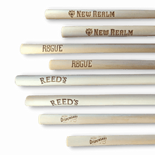 Load image into Gallery viewer, Holy City Straw Laser Engraved Reusable Reed Straw
