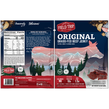 Load image into Gallery viewer, Field Trip Original Beef Jerky 2.2oz bag - 9 bags x 2.2oz case
