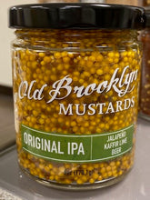 Load image into Gallery viewer, Old Brooklyn Original IPA w/ Jalapeno Kaffir Lime Beer Mustard
