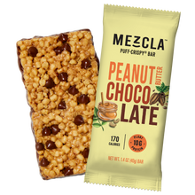 Load image into Gallery viewer, Mezcla Peanut Butter Chocolate Bars - 12 bars x 1.4 oz case
