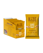 Load image into Gallery viewer, Kize Peanut Butter Honey Bar - 10 Bars x 1.5 oz case
