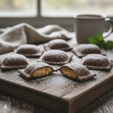 Load image into Gallery viewer, PastaZerts Chocolate Peanut Butter &amp; Jelly Ravioli Foodservice Bulk - 10 LBs
