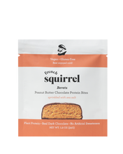 Load image into Gallery viewer, French Squirrel Berets: Peanut Butter Chocolate Protein Bites Pack - 12 Packs x 1 Piece case
