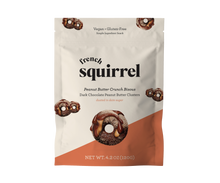 Load image into Gallery viewer, French Squirrel Bisous: Peanut Butter &amp; Chocolate-Coated Gluten-Free Cereal Clusters Bag - 4 Bags case
