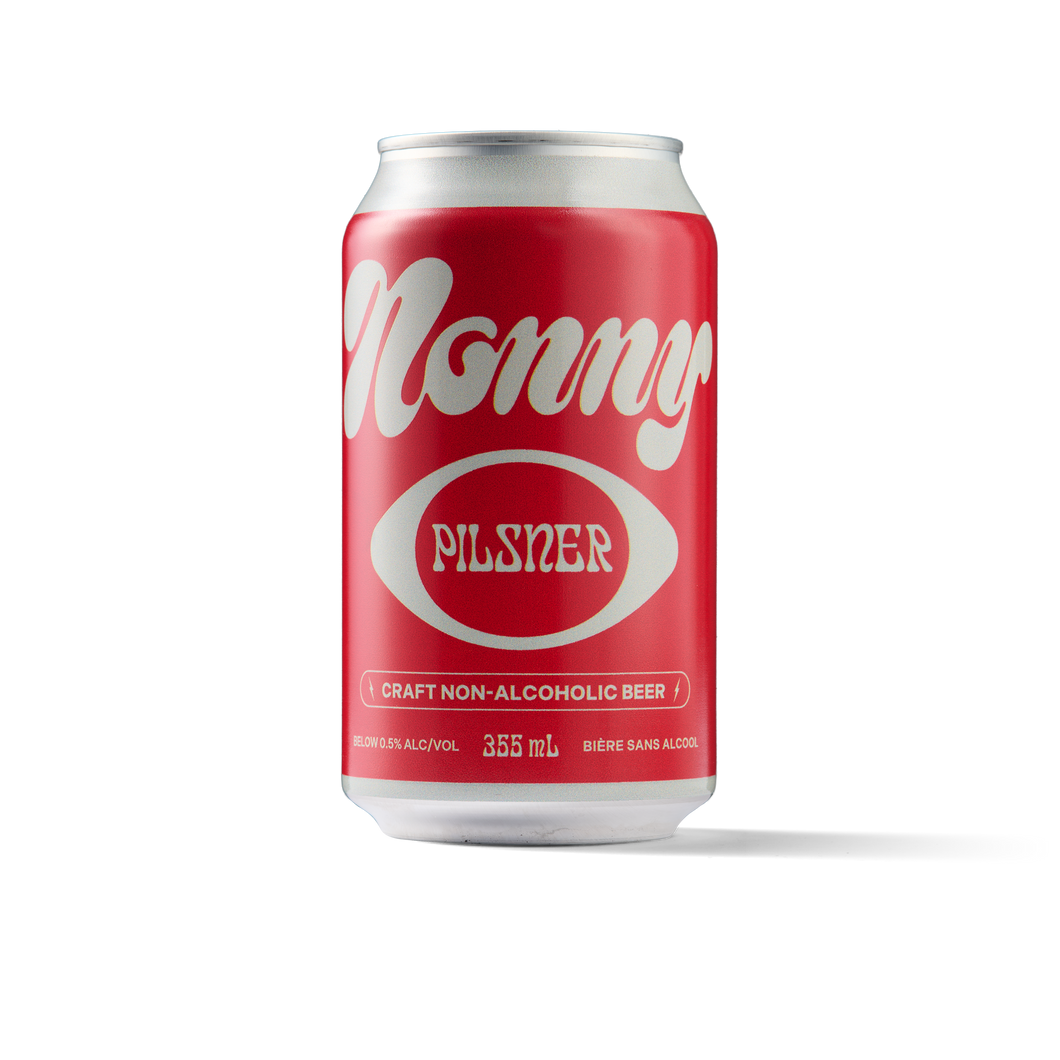 Nonny Czech Pilsner cans - 24 cans x 355mL case