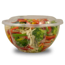 Load image into Gallery viewer, TheLotusGroup - Good For The Earth, Good For Us 32-Ounce Clear PLA Salad Bowl,300-Count Case
