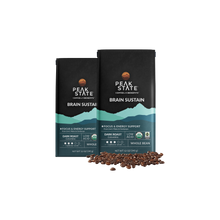Load image into Gallery viewer, Peak State Coffee BRAIN SUSTAIN Dark Roast
