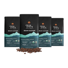 Load image into Gallery viewer, Peak State Coffee BRAIN SUSTAIN Dark Roast
