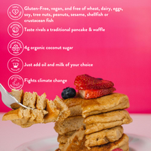 Load image into Gallery viewer, Vegan, Gluten-Free, Top 9 Allergen-Free, Upcycled Oatmeal Pancake &amp; Waffle Mix
