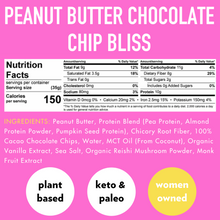 Load image into Gallery viewer, Peanut Butter Chocolate Chip BLISS (12 Count) 🥜 by B.T.R. Bar
