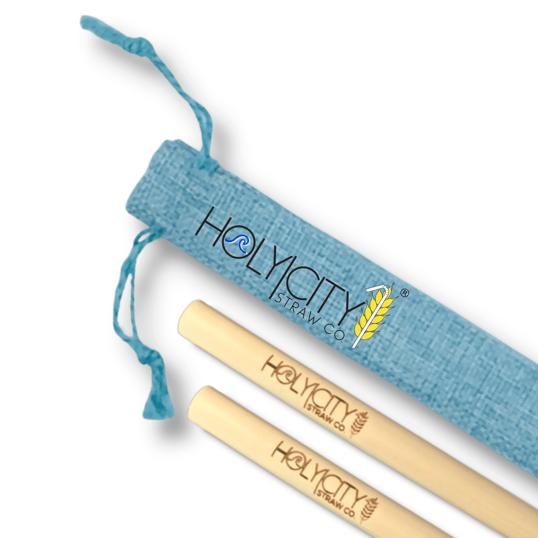 Two Straw/Pouch Combo - Holy City Straw Co..