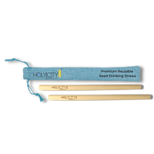 Load image into Gallery viewer, Two Straw/Pouch Combo - Holy City Straw Co..
