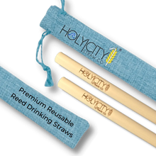 Load image into Gallery viewer, Two Straw/Pouch Combo - Holy City Straw Co..
