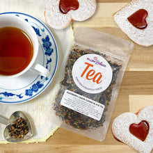 Load image into Gallery viewer, Plum Deluxe Tea Raspberry Linzer Cookie Dessert Tea
