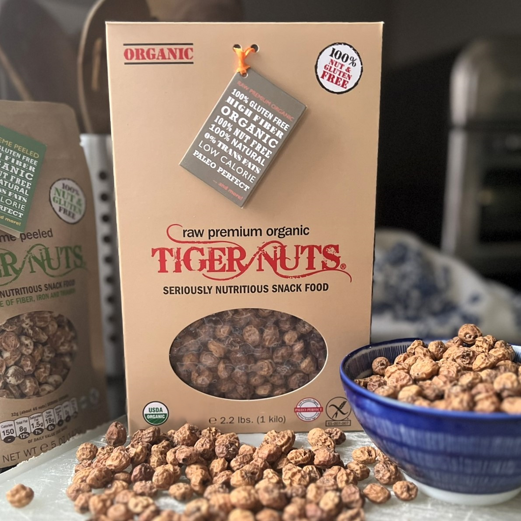 Tiger Nuts Raw Premium Organic Tiger Nuts Kilo (2.2 lbs) bag - 10 bags