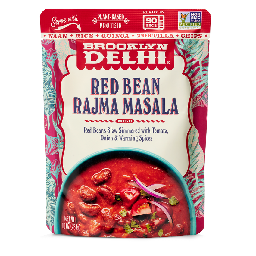 Brooklyn Delhi Red Bean Rajma Masala Pouch - 6 pouches case