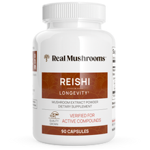 Load image into Gallery viewer, Organic Reishi Mushroom Capsules by Real Mushrooms
