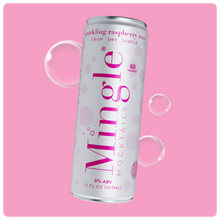 Load image into Gallery viewer, Sparkling Raspberry Rosé by Mingle Mocktails - Non Alcoholic Beverages
